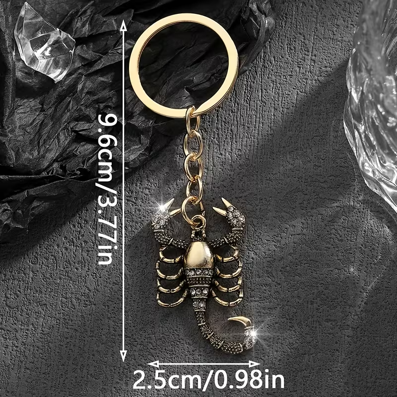 3D Aesthetic Scorpion Pendant Keychain