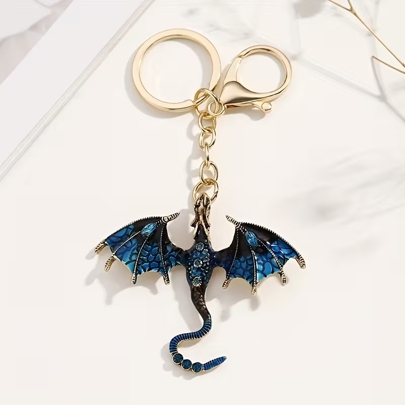 3D Aesthetic Beautiful Dragon Pedant Keychain