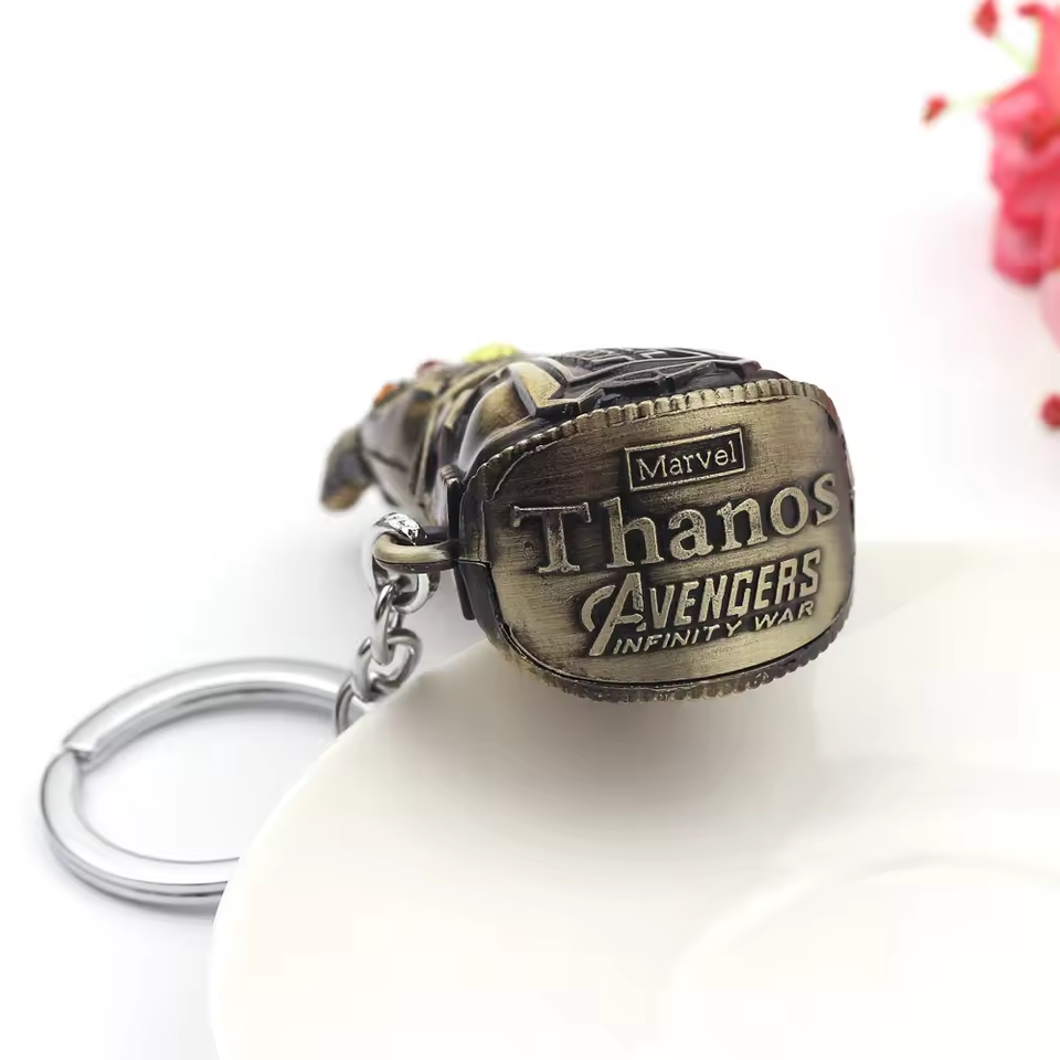 3D Aesthetic Marvel Avengers Thanos Gauntlet keychain