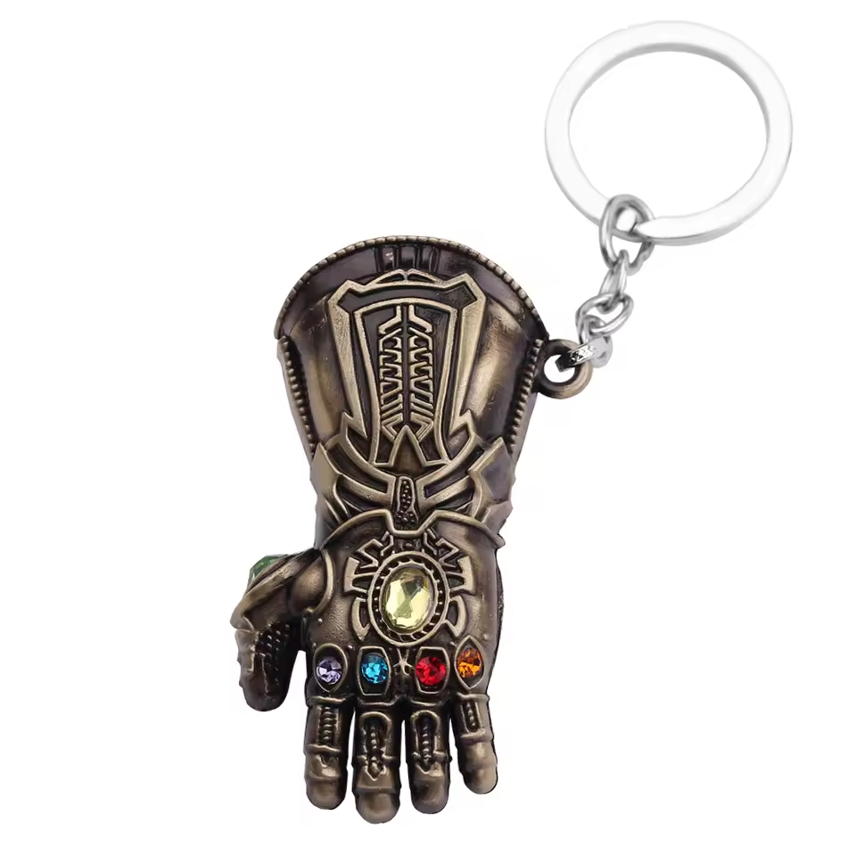 3D Aesthetic Marvel Avengers Thanos Gauntlet keychain