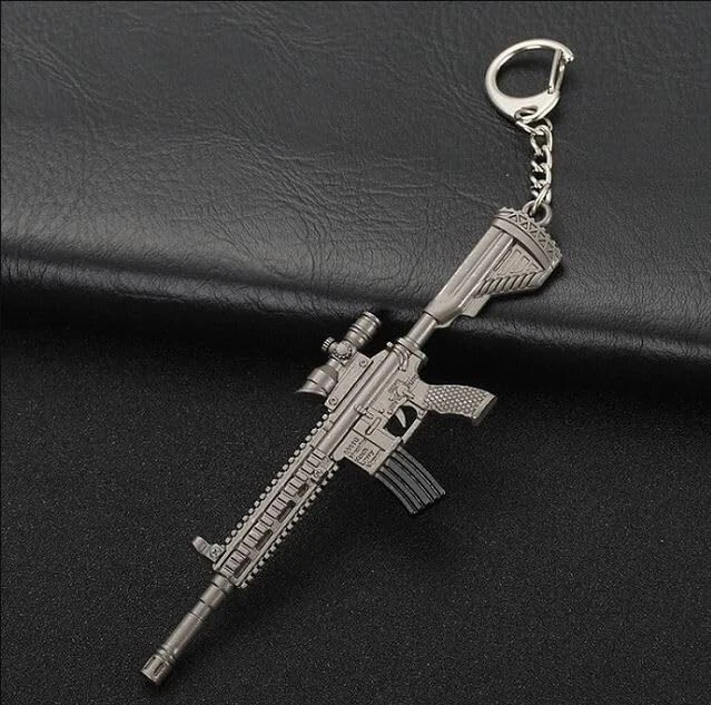 3D Aesthetic M416 PUBG 5.56mm Rifle Model Key Chain