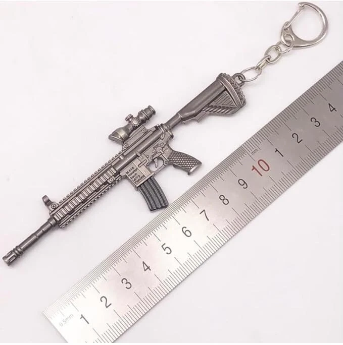 3D Aesthetic M416 PUBG 5.56mm Rifle Model Key Chain