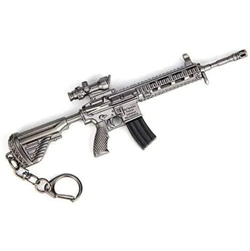 3D Aesthetic M416 PUBG 5.56mm Rifle Model Key Chain