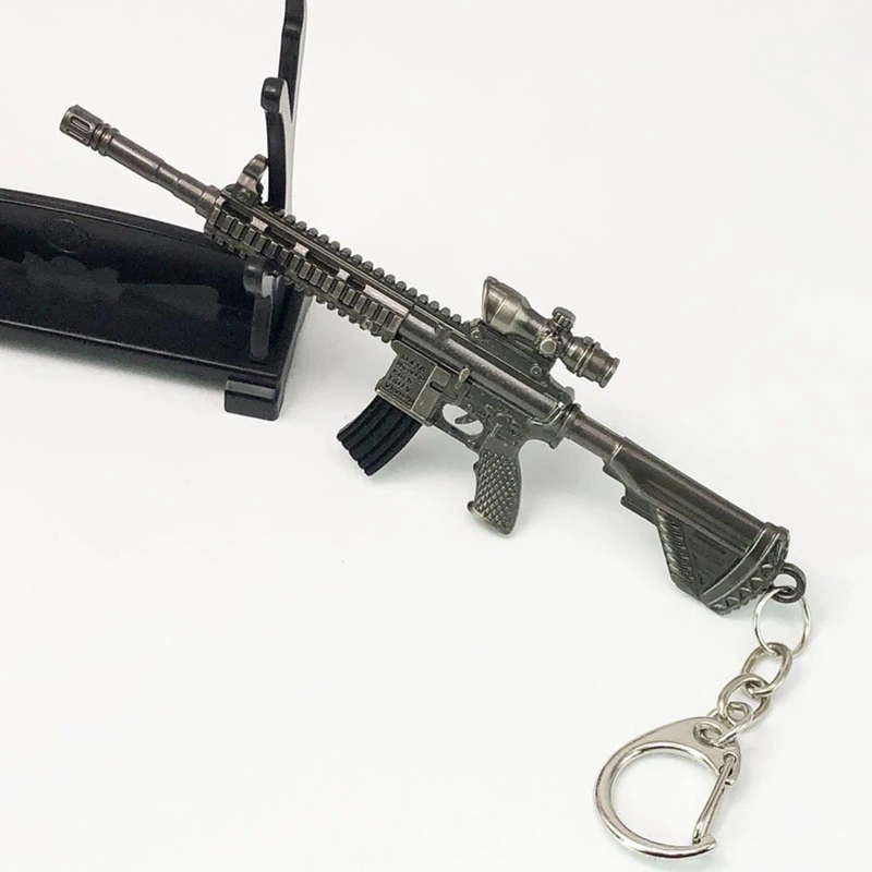 3D Aesthetic M416 PUBG 5.56mm Rifle Model Key Chain