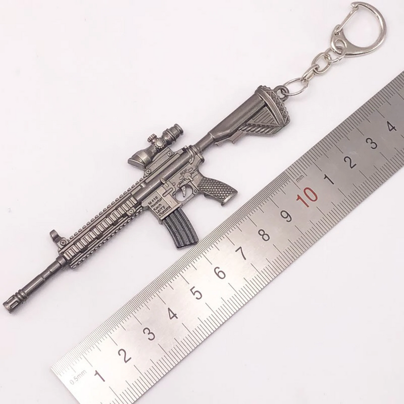 3D Aesthetic M416 PUBG 5.56mm Rifle Model Key Chain