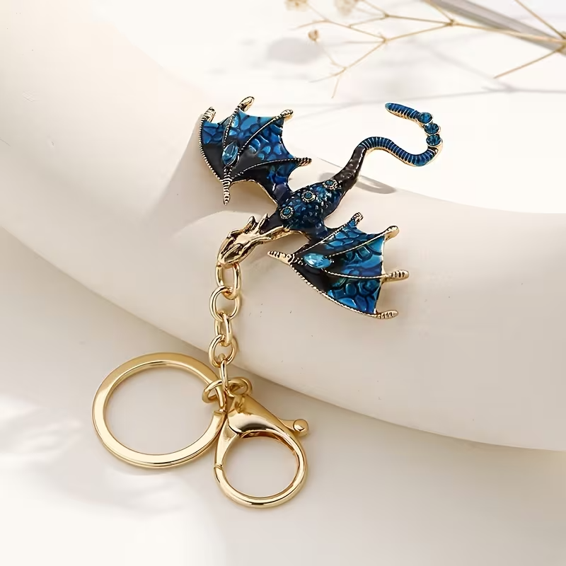 3D Aesthetic Beautiful Dragon Pedant Keychain